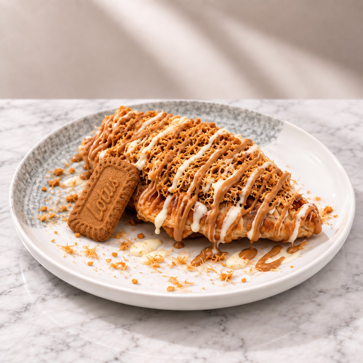 Biscoff Kunafa