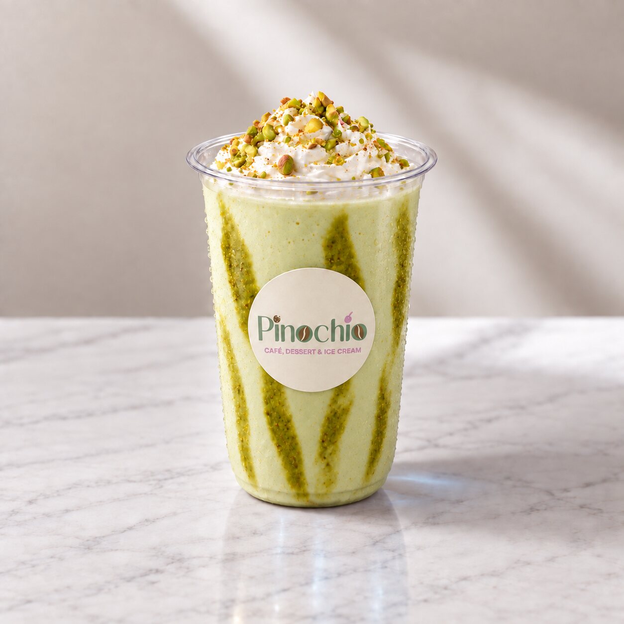 Pistachio milkshake